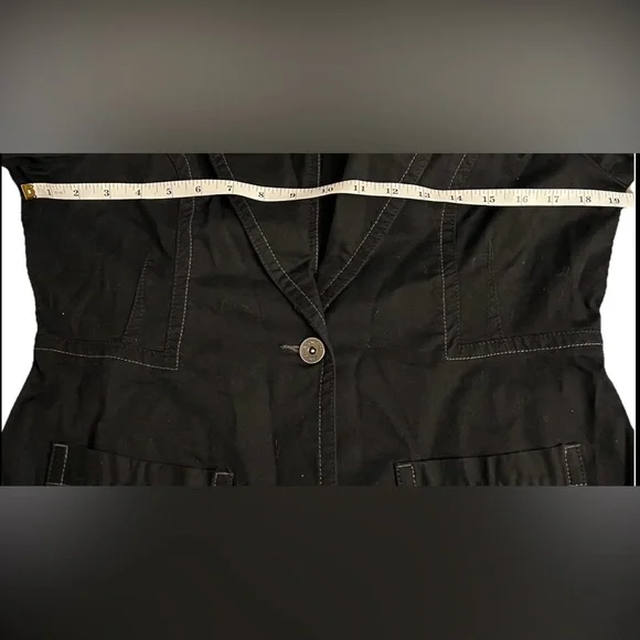 NWT Faded Glory Y2K 2008 Black Women’s Jacket Size LG - Picture 9 of 10